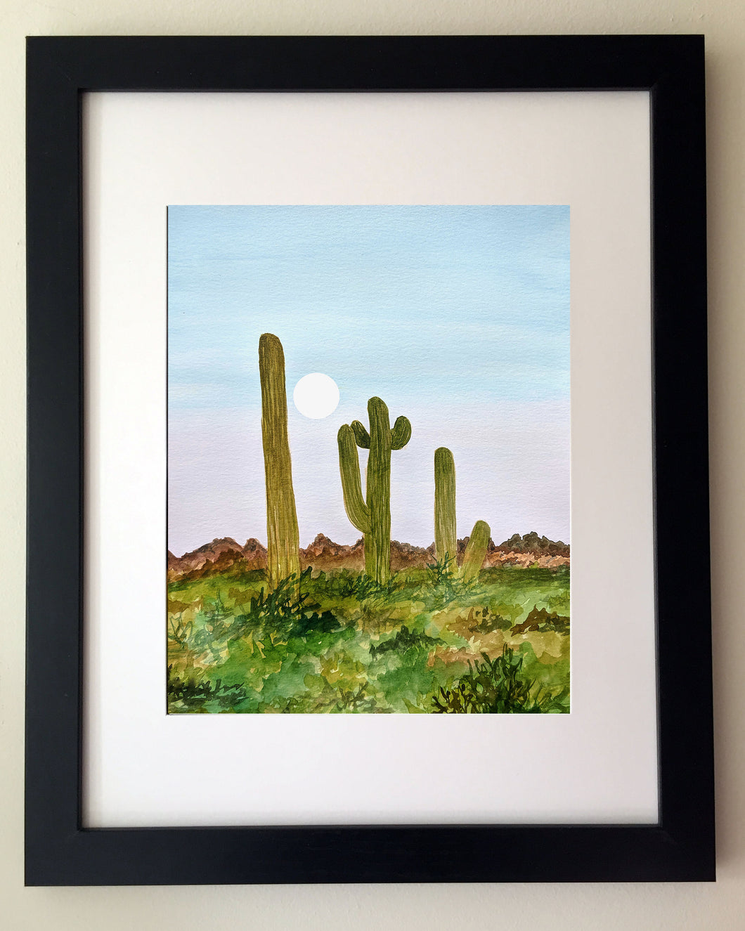 Cactus Sunrise Art Print