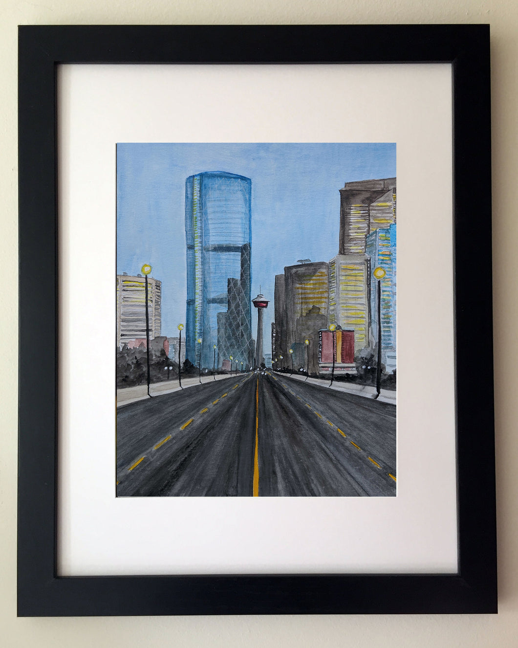 Calgary from Centre Street Art Print