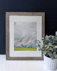 Colourful Clouds Art Print