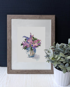 Lilac Vase Art Print