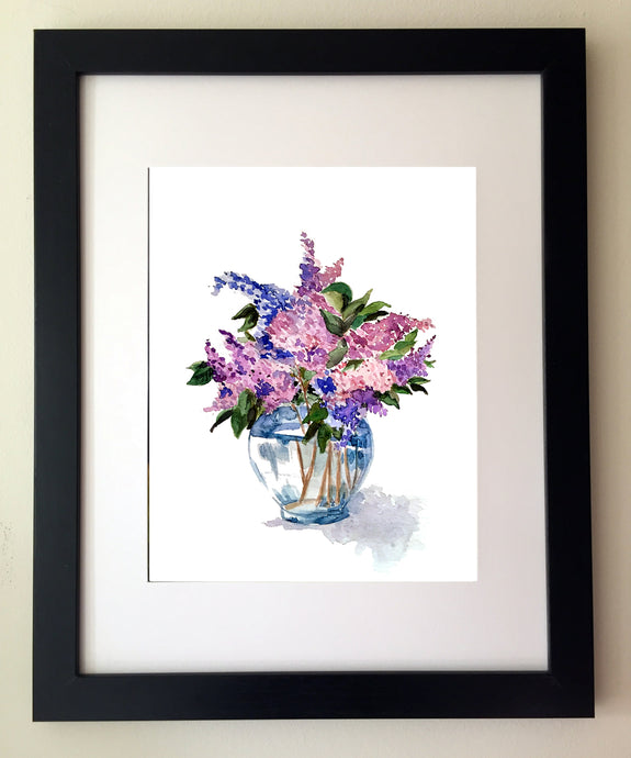 Lilac Vase Art Print