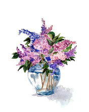 Load image into Gallery viewer, Lilac Vase Art Print