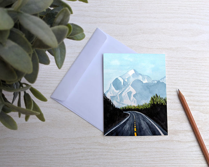 Mountain Road Greeting Card