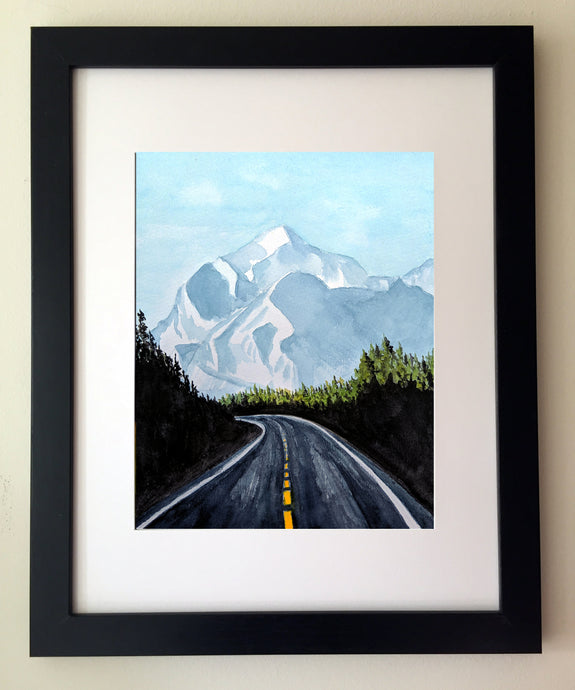 Mountain Highway Art Print