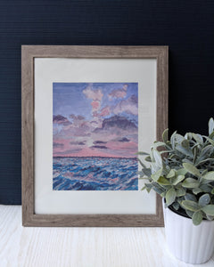 Ocean Sunset Art Print