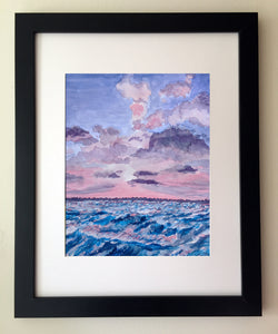 Ocean Sunset Art Print