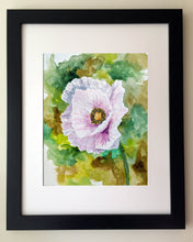 Load image into Gallery viewer, Poppy on Green Art Print