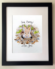 Load image into Gallery viewer, Some Bunny Loves You Art Print