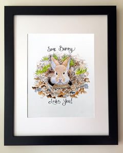 Some Bunny Loves You Art Print