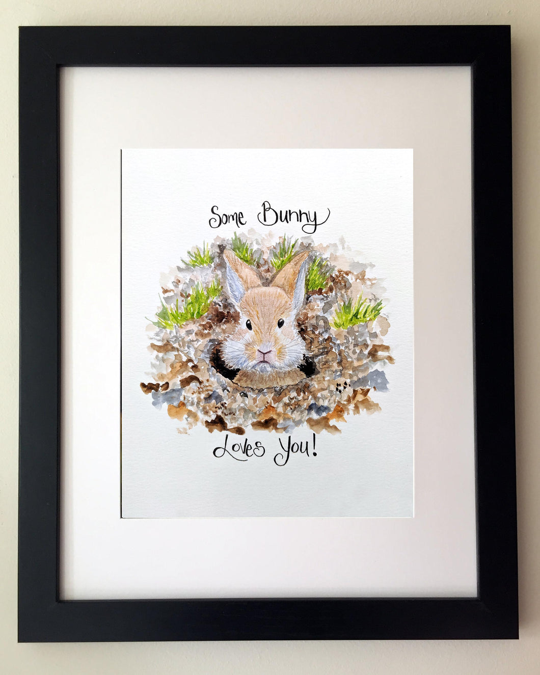 Some Bunny Loves You Art Print