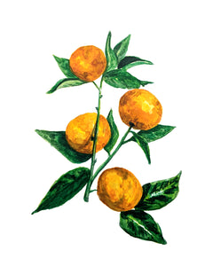 Tangerines Art Print