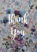 Load image into Gallery viewer, Floral Background Thank You Card